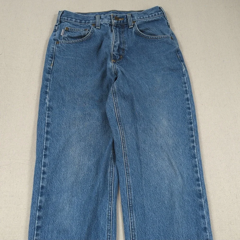 Carhartt‎ Jeans Mens 30x33 Blue Traditional Fit Utility Workwear Casual